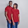 165g Crew Neck T-shirt with Pocket print